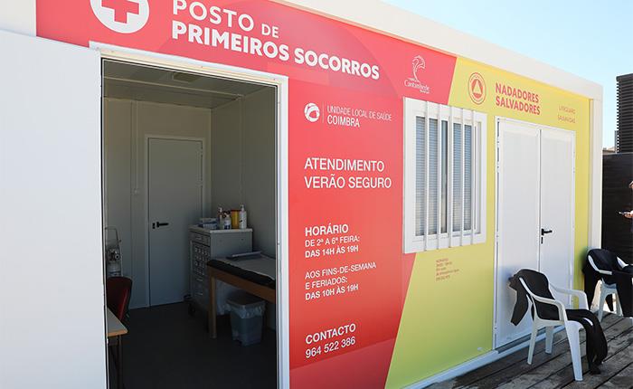 Posto de enfermagem da ULS Coimbra com 85 atendimentos na Praia da Tocha