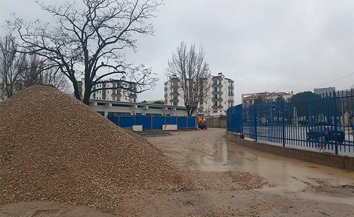 Obra na Escola Secundária Marquês de Marialva continua em curso