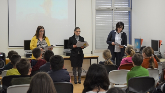 Biblioteca Municipal participa na Semana da Leitura da EB2,3 da Tocha
