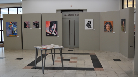 Exposição de pintura “Florbela Espanca e outras mulheres” na Biblioteca Municipal de Cantanhede