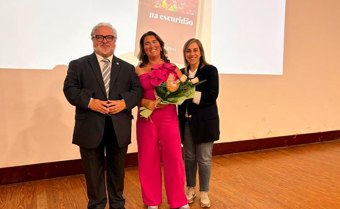 Olga Resi apresentou romance na Biblioteca Municipal de Cantanhede